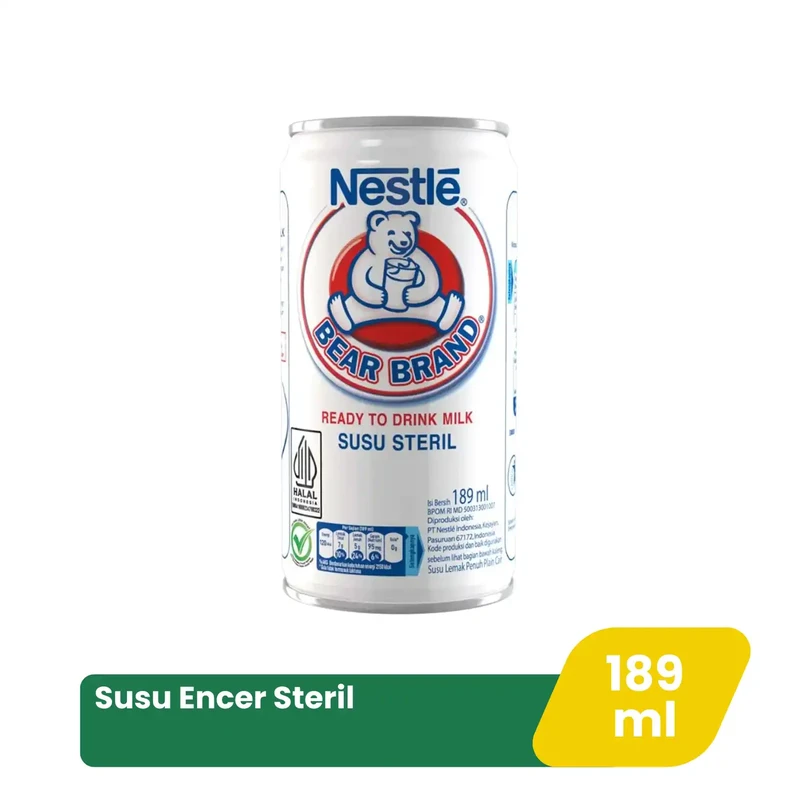 Bear Brand Susu Encer Steril 189Ml