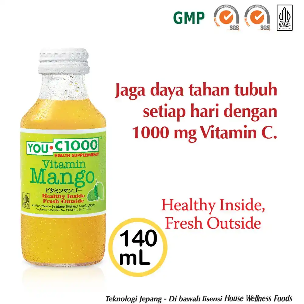 You C1000 Health Drink Vitamin Mango 140mL