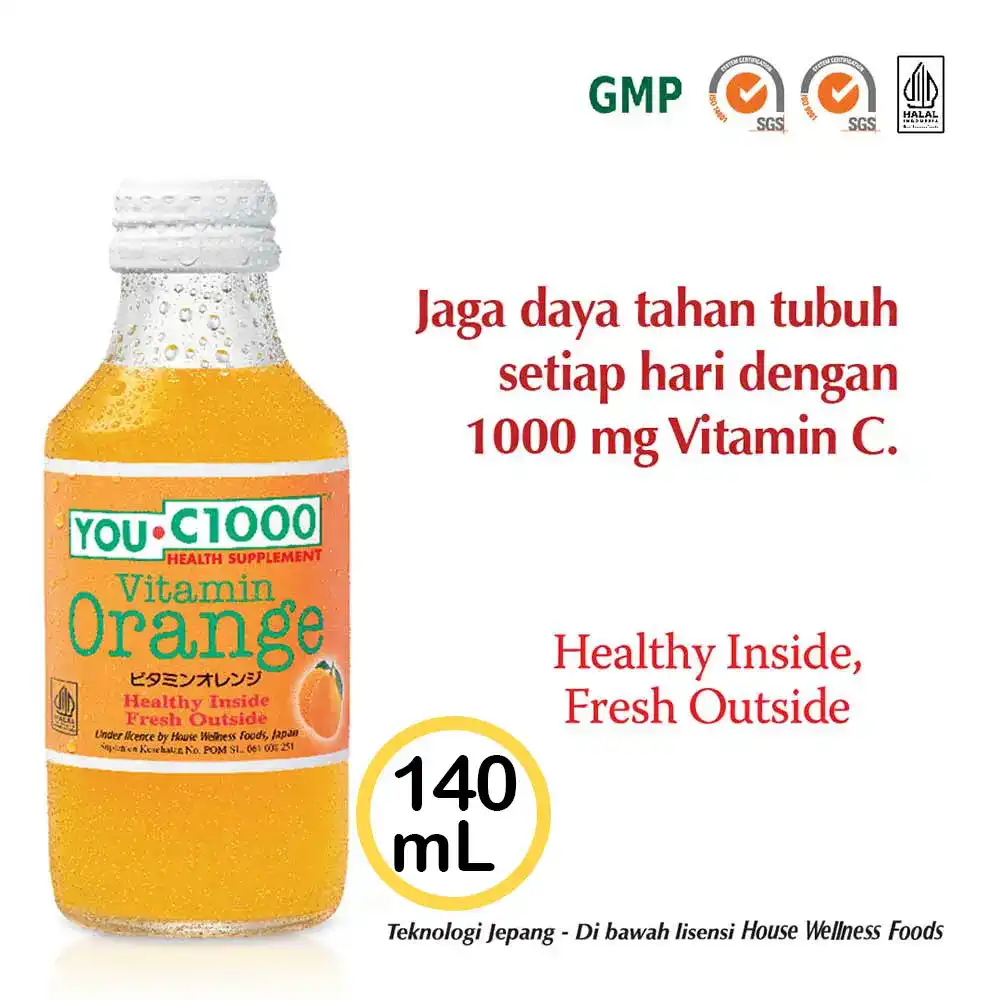 You C1000 Health Drink Vitamin Orange 140Ml