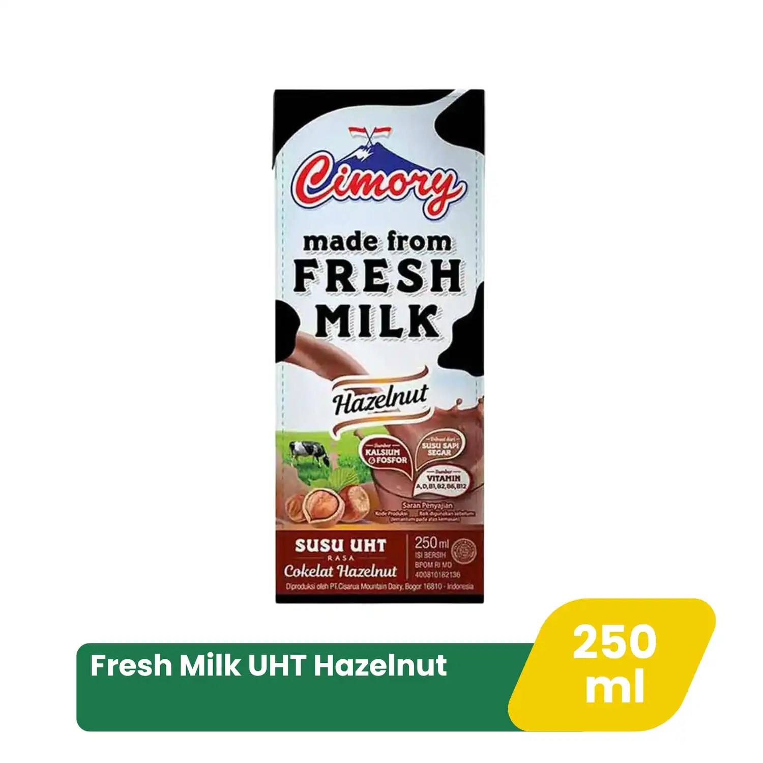 Cimory Fresh Milk Uht Hazelnut 250Ml