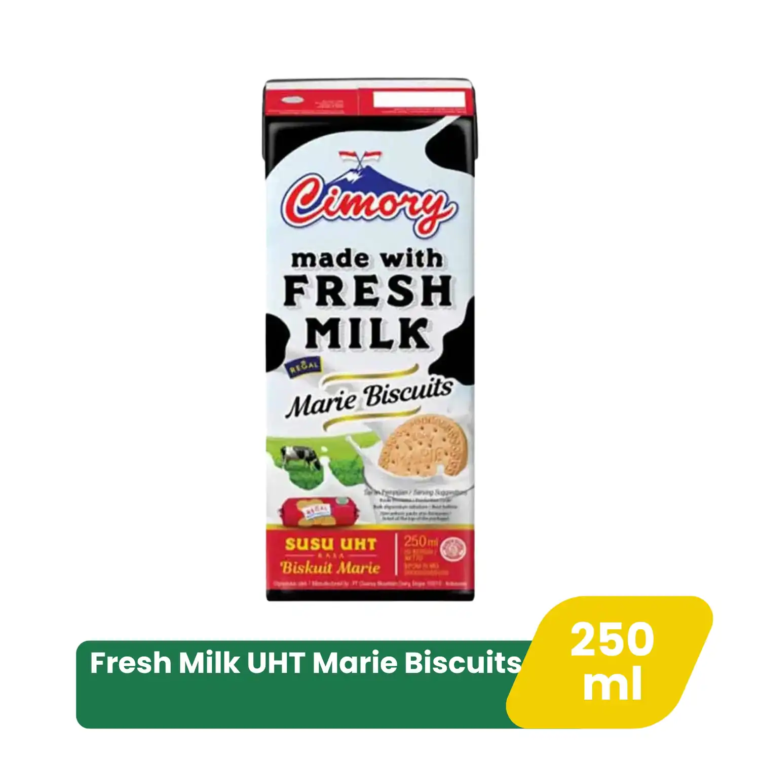 Cimory Fresh Milk Uht Marie Biscuits 250mL