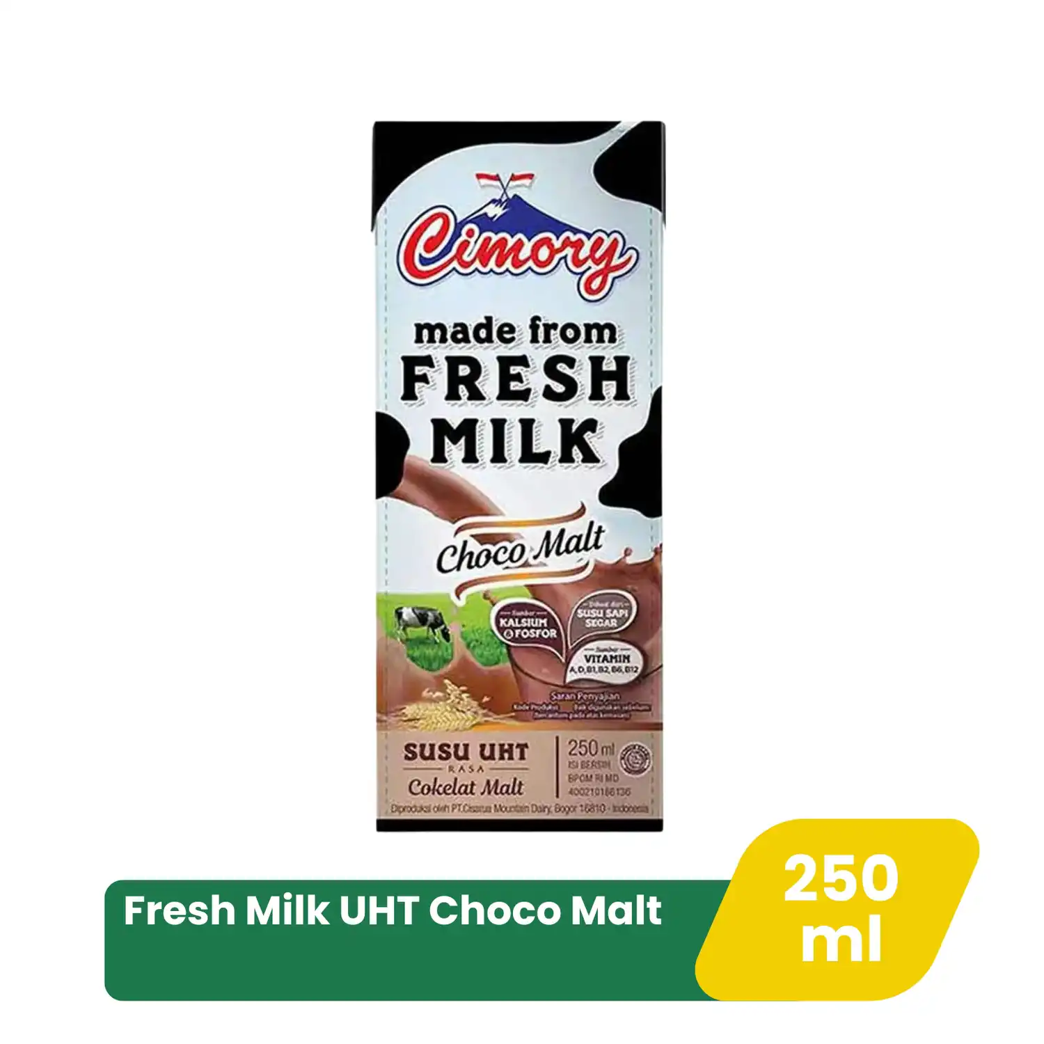 Cimory Fresh Milk Uht Choco Malt 250Ml